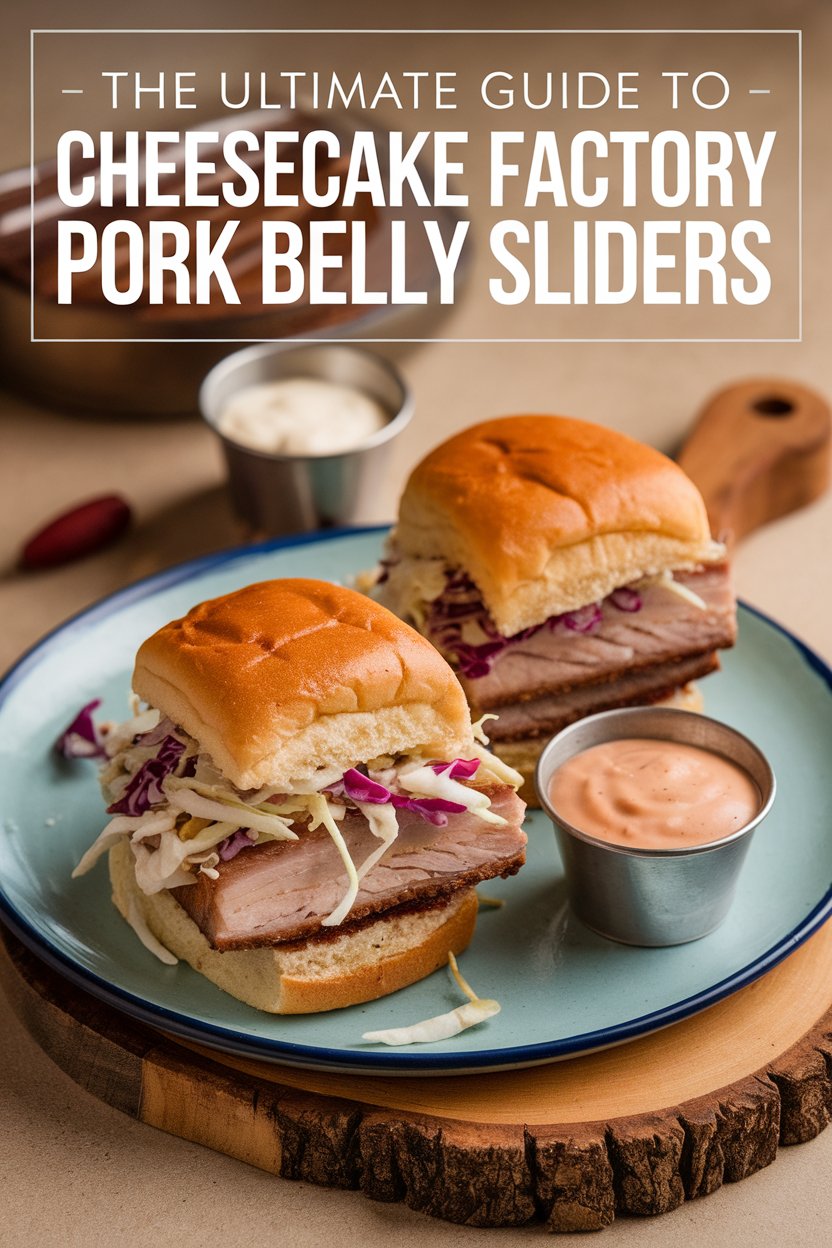 Indulge in the savory goodness of Cheesecake Factory's Pork Belly Sliders with our ultimate copycat recipe! This guide reveals how to recreate those mouthwatering sliders packed with tender pork belly, crispy toppings, and a delicious sauce that captures all the flavors of the original. Get ready to impress your guests with a dish that’s both satisfying and irresistibly tasty!