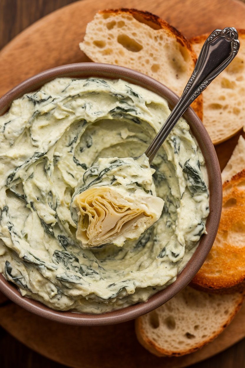 Satisfy your cravings for Applebee's famous Spinach and Artichoke Dip with our easy-to-follow recipe. Packed with fresh ingredients and rich cheeses, this copycat version mirrors the mouthwatering taste you love, ensuring that every bite is just as satisfying as dining out. Dip your chips and let the flavor festivities begin!