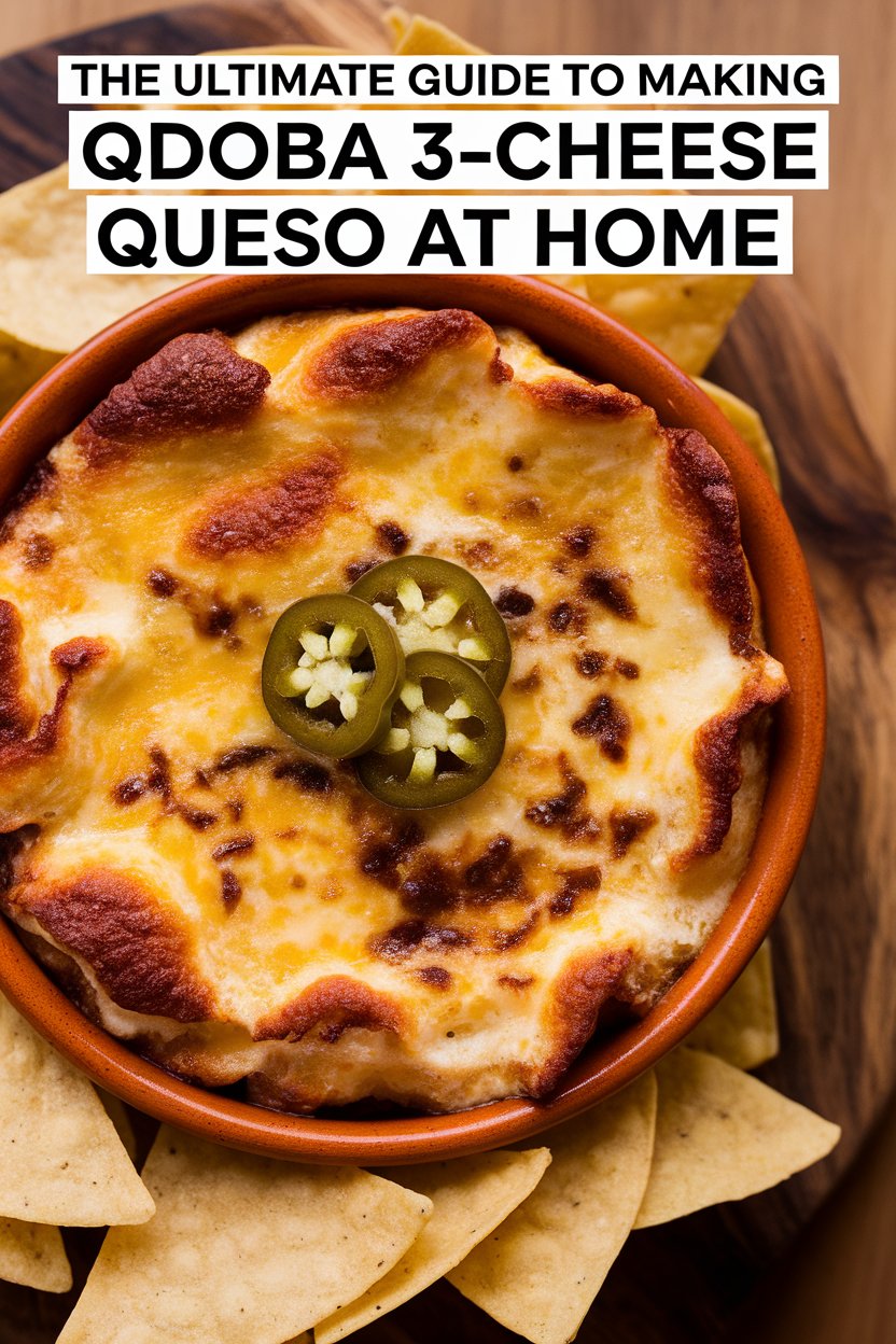 Ready to elevate your snacking game? This copycat Qdoba 3-Cheese Queso recipe brings the bold, creamy flavors of your favorite restaurant dish right into your kitchen. With a blend of three rich cheeses and zesty seasonings, each bite is a delicious reminder of the original that will have you reaching for more!