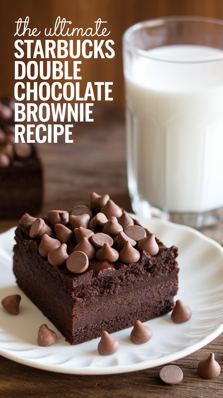 Experience the pleasure of homemade desserts with The Ultimate Starbucks Double Chocolate Brownie Recipe, a copycat version that replicates the beloved café brownie perfectly. With an irresistible combination of chocolate chunks and a fudgy base, this recipe guarantees a decadent treat for any chocolate enthusiast. Join us as we reveal the easy method to bring a taste of Starbucks right to your kitchen!