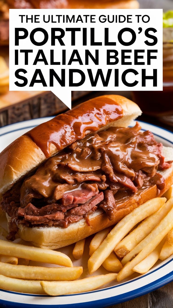 Embrace the joy of recreating a beloved classic that brings a taste of Chicago to your home. The Ultimate Guide to Portillo's Italian Beef Sandwich promises an unforgettable dining experience that will keep you coming back for more, proving that you can indeed bring restaurant-quality flavors right to your table.
