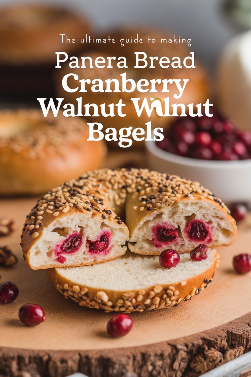 Bring the cozy café experience home with our delicious recipe for Cranberry Walnut Bagels inspired by Panera Bread. This copycat version provides a step-by-step method to recreate those iconic bagels, ensuring each bite is bursting with flavor and reminiscent of your favorite bakery treat.