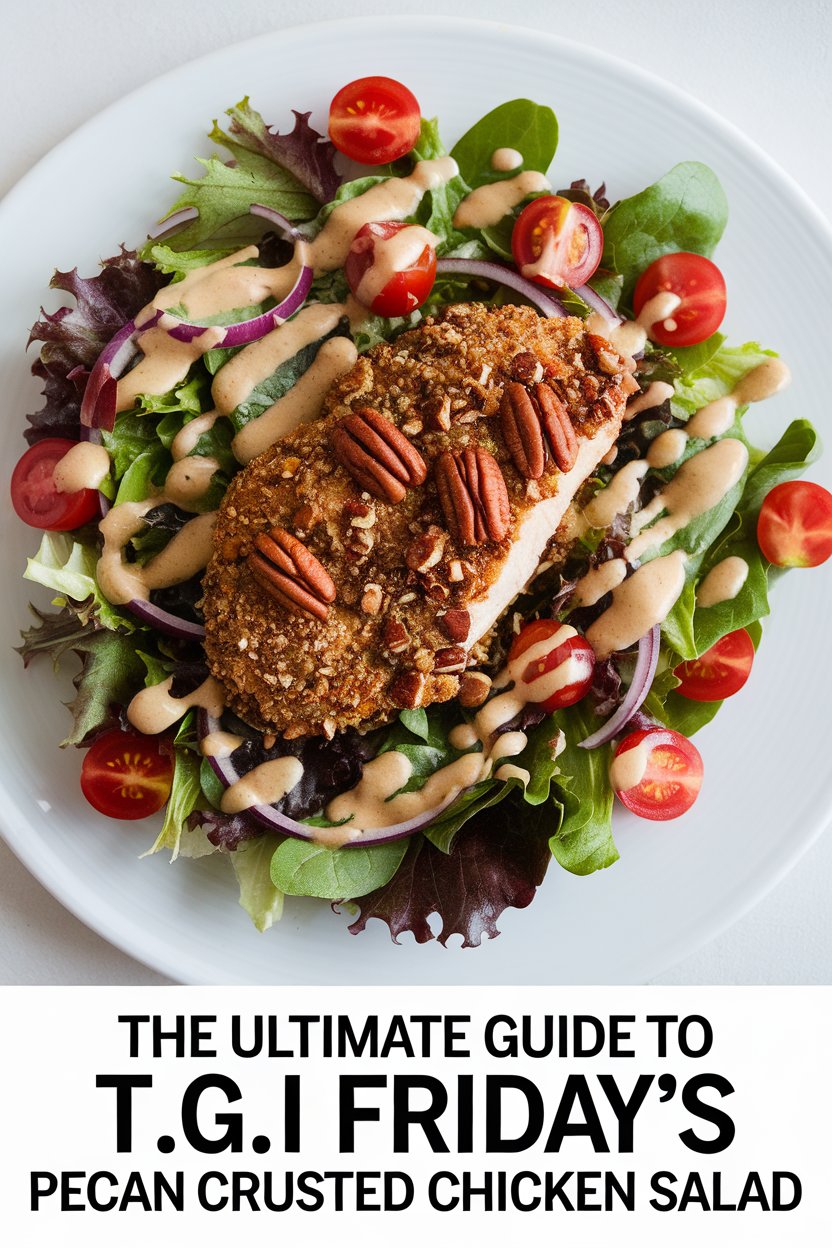 Why wait for your next visit to T.G.I. Friday's when you can enjoy their Pecan Crusted Chicken Salad at home? This comprehensive guide takes you through each step to replicate this popular dish, ensuring every bite captures the rich flavors and textures you love. Elevate your dining experience with a homemade salad that mirrors the original perfectly!