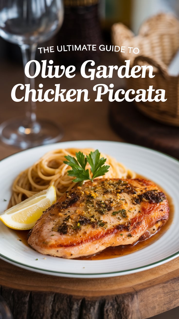 Craving the bright, zesty flavors of Chicken Piccata from Olive Garden? Our carefully crafted copycat recipe guides you through each step to replicate this beloved dish at home. With its perfectly seared chicken, savory capers, and a luscious sauce, you can impress your family and friends with a restaurant-quality meal that’s incredibly easy to make.