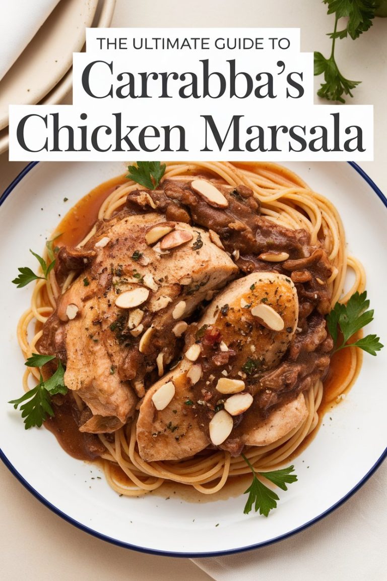 Why settle for takeout when you can master the art of Carrabba's Chicken Marsala at home? Our easy-to-follow copycat recipe brings together the flavors of tender chicken and a savory Marsala sauce, allowing you to enjoy a meal that rivals your favorite Italian restaurant. Dive into this culinary adventure and savor the delicious results!