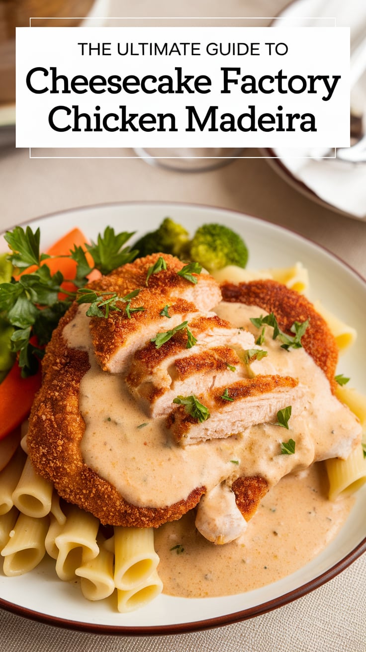 Craving the creamy, wine-infused sauce that complements the tender chicken at Cheesecake Factory? Look no further! Our copycat recipe reveals how to expertly craft this beloved dish, ensuring every forkful is filled with that signature taste. Prepare to be amazed as you master the art of making Chicken Madeira that rivals the original!
