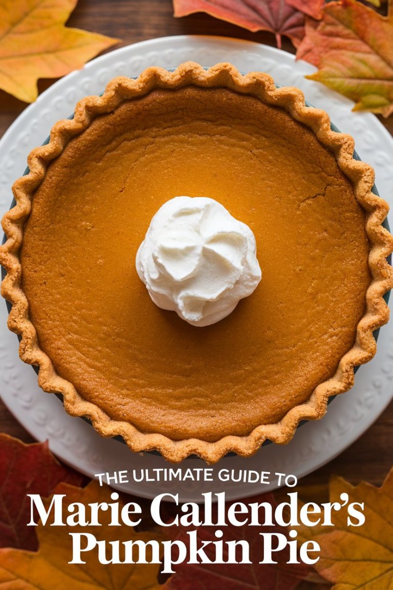 Why settle for store-bought when you can master the art of Marie Callender’s Pumpkin Pie in your kitchen? Our ultimate guide provides key tips for achieving that flaky crust and aromatic filling that have made this pie so cherished. Celebrate the flavors of autumn with a homemade dessert that brings the essence of Marie Callender’s right to your home!