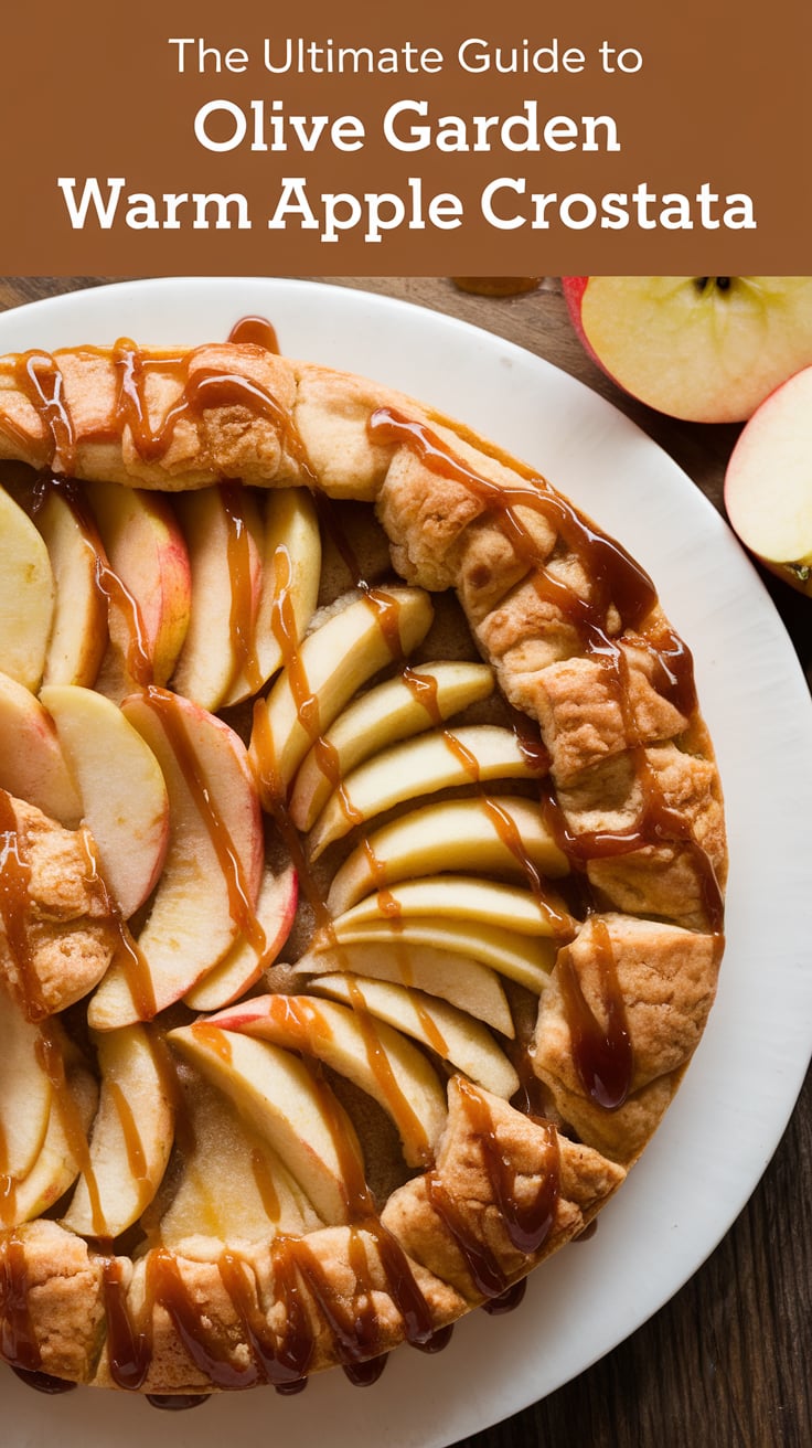 Bring the magic of Olive Garden’s dessert menu into your home with The Ultimate Guide to Olive Garden Warm Apple Crostata. This copycat recipe perfectly mimics all the delicious elements of the original, from its aromatic apple filling to its golden-brown crust. Indulge in this sweet creation that promises to transport you straight to Olive Garden with every delicious bite!