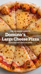 Enjoy your favorite large cheese pizza from Domino's in a lighter way with our reduced-fat copycat recipe. Packed with flavor and just the right amount of cheese, this pizza allows you to enjoy classic tastes while keeping your calorie count in check. Perfect for a family dinner or a fun gathering, this recipe is sure to please everyone!