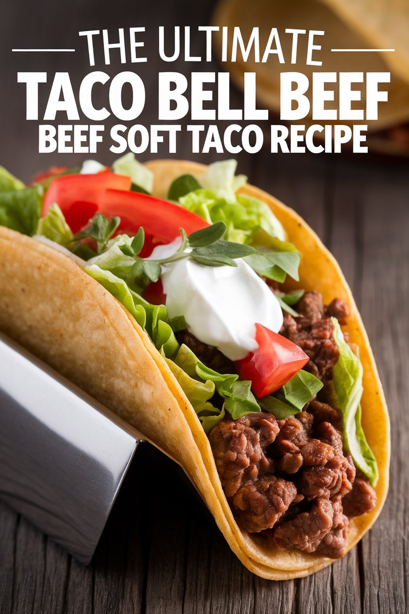 Indulge in the delightful flavors of Taco Bell’s Beef Soft Tacos with our homemade copycat recipe. This step-by-step guide shows you exactly how to make perfectly seasoned beef and fresh toppings that mimic the restaurant's signature taste, allowing you to enjoy taco night anytime you want!
