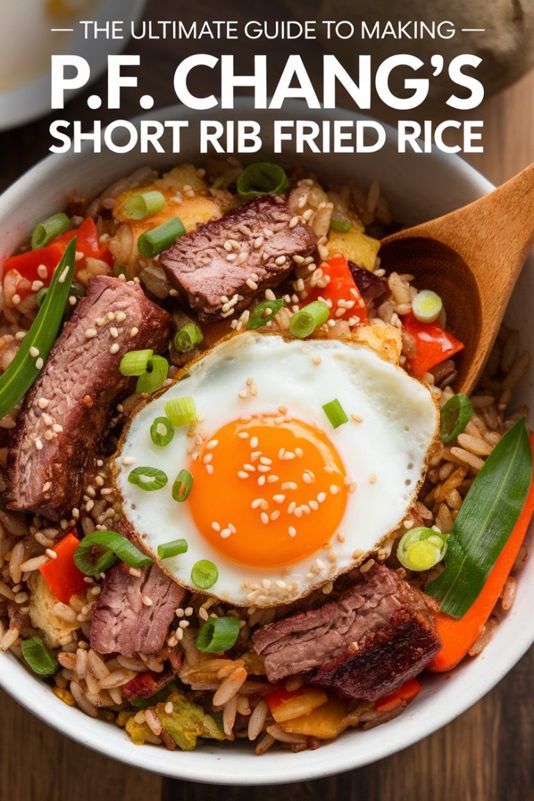 Get ready to impress your loved ones with a homemade version of P.F. Chang's Short Rib Fried Rice that tastes just like the real deal! This copycat recipe is not only easy to follow but allows you to customize every element to your liking. With the rich aroma wafting through your kitchen, you’ll create a memorable meal that brings the essence of P.F. Chang's right to your dining table.