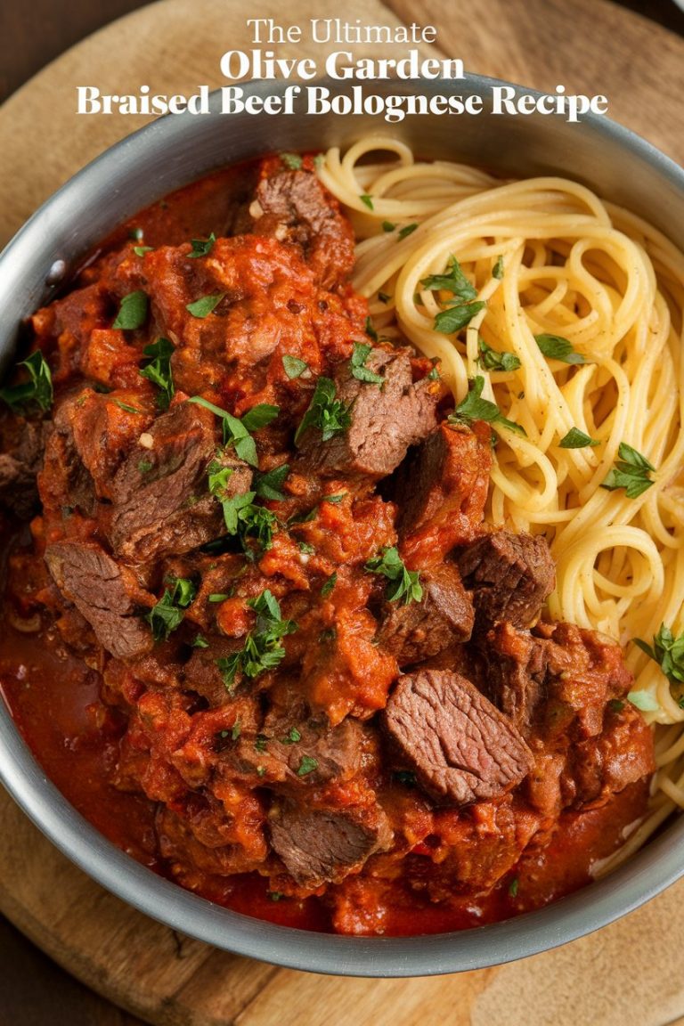 Transform your kitchen into a culinary haven with our guide to making Olive Garden’s Braised Beef Bolognese. This recipe puts a delicious twist on the classic, letting you savor the same rich sauce and tender beef without the wait for a table. Enjoy a satisfying meal that is sure to become a family favorite!