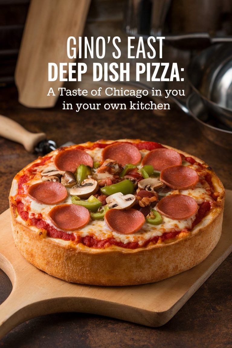 Why settle for takeout when you can master the art of Gino's East Deep Dish Pizza in your own kitchen? Our ultimate guide takes you through each step, offering tips to recreate the iconic dish that captures the spirit of Chicago. Enjoy every delicious bite of a pizza that’s as satisfying and flavorful as the one you know and love!