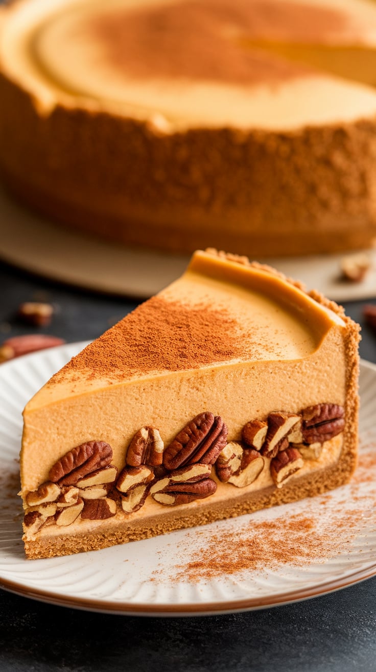 Bring the deliciousness of The Cheesecake Factory into your home with The Ultimate Cheesecake Factory Pumpkin Pecan Cheesecake Recipe. This copycat recipe captures the same creamy texture and spiced flavors that makes the original dessert so beloved. Indulge in a slice of autumn bliss while learning the secrets to crafting this delectable cheesecake that feels like a trip to the restaurant!