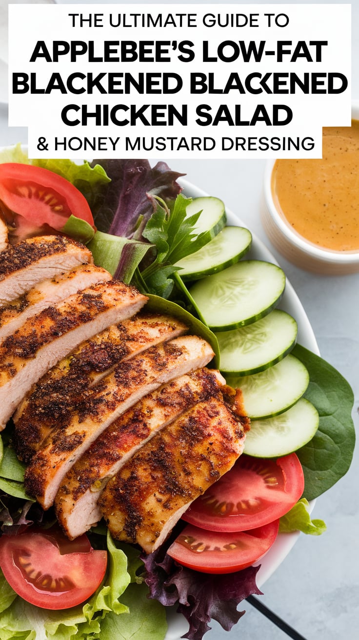 Enjoy the comfort of a classic dish made healthier, as this copycat version preserves the bold flavors of Applebee's while helping you stay on track with your dietary goals. Treat yourself to a salad that looks and tastes just like the one from the restaurant, making every meal an occasion to celebrate.