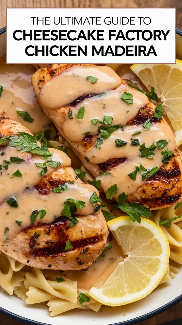 Say goodbye to takeout and hello to a gourmet meal at home with our Chicken Madeira copycat recipe! This step-by-step guide unveils the secrets to achieving that perfect balance of flavors and textures, making it easy for you to recreate the magic of Cheesecake Factory’s dish. Get ready for a delightful culinary adventure that will leave you and your loved ones craving more!