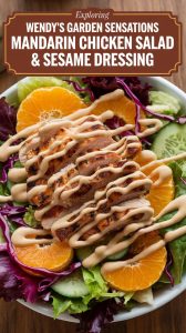 Say goodbye to drive-thru and hello to homemade deliciousness with this copycat version of the Mandarin Chicken Salad. It's a perfect opportunity to savor a nutritious meal that checks all the boxes for taste, convenience, and health, allowing you to enjoy a little taste of Wendy's whenever you desire.