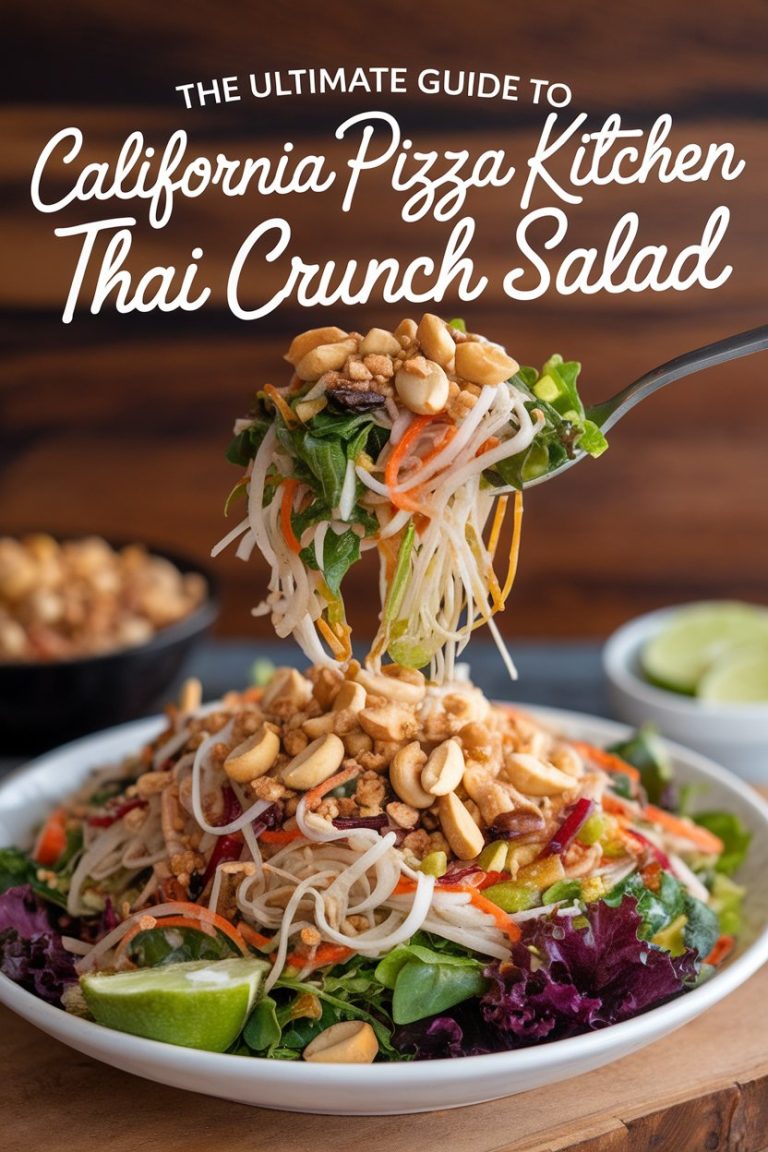 Unlock the secret to California Pizza Kitchen’s Thai Crunch Salad with this incredible copycat recipe! With a mix of crunchy veggies, savory chicken, and a delicious peanut dressing, our ultimate guide ensures you can enjoy a salad that captures the essence of the restaurant original. Elevate your meals with a vibrant and tasty dish that's perfect for any occasion!