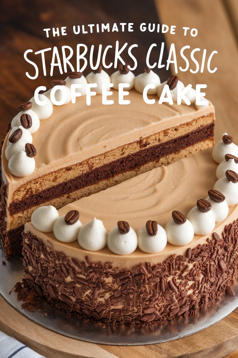 Dive into the comforting flavors of Starbucks Classic Coffee Cake with our ultimate copycat recipe. This guide reveals all the secrets to achieving that moist, tender cake swirled with cinnamon and topped with a crumbly streusel, so you can enjoy a slice that tastes just like the beloved original right at home.
