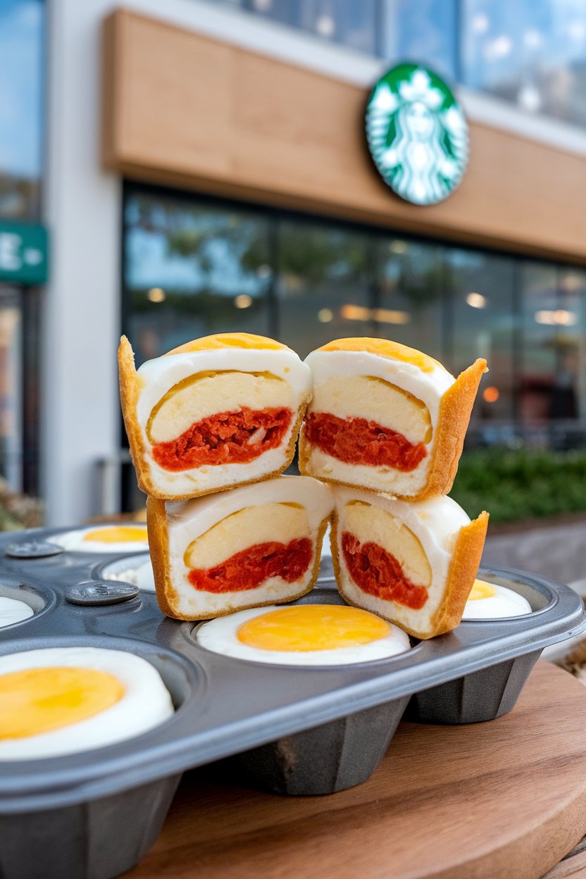Discover how to make Starbucks' famous Egg White and Roasted Red Pepper Sous Vide Egg Bites at home with this delightful copycat recipe. Packed with protein and bursting with flavor, these egg bites provide a healthy and delicious option that will energize your mornings without sacrificing taste.