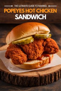 Unlock the deliciousness of Popeyes’ Hot Chicken Sandwich with this incredible copycat recipe! Featuring a spicy, golden-brown chicken breast and all your favorite toppings, our ultimate guide promises to deliver a sandwich that rivals the restaurant experience perfectly. Enjoy a taste sensation that will leave you wanting more!
