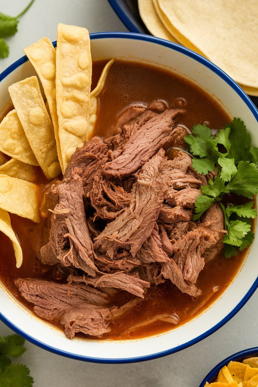 Experience the vibrant flavors of El Pollo Loco's Shredded Beef Birria right in your kitchen with our authentic copycat recipe. This guide brings together tender, marinated beef and a rich, spiced broth to create a dish that mirrors the original Mexican favorite. Get ready to indulge in a meal that captures every bit of that mouthwatering taste!