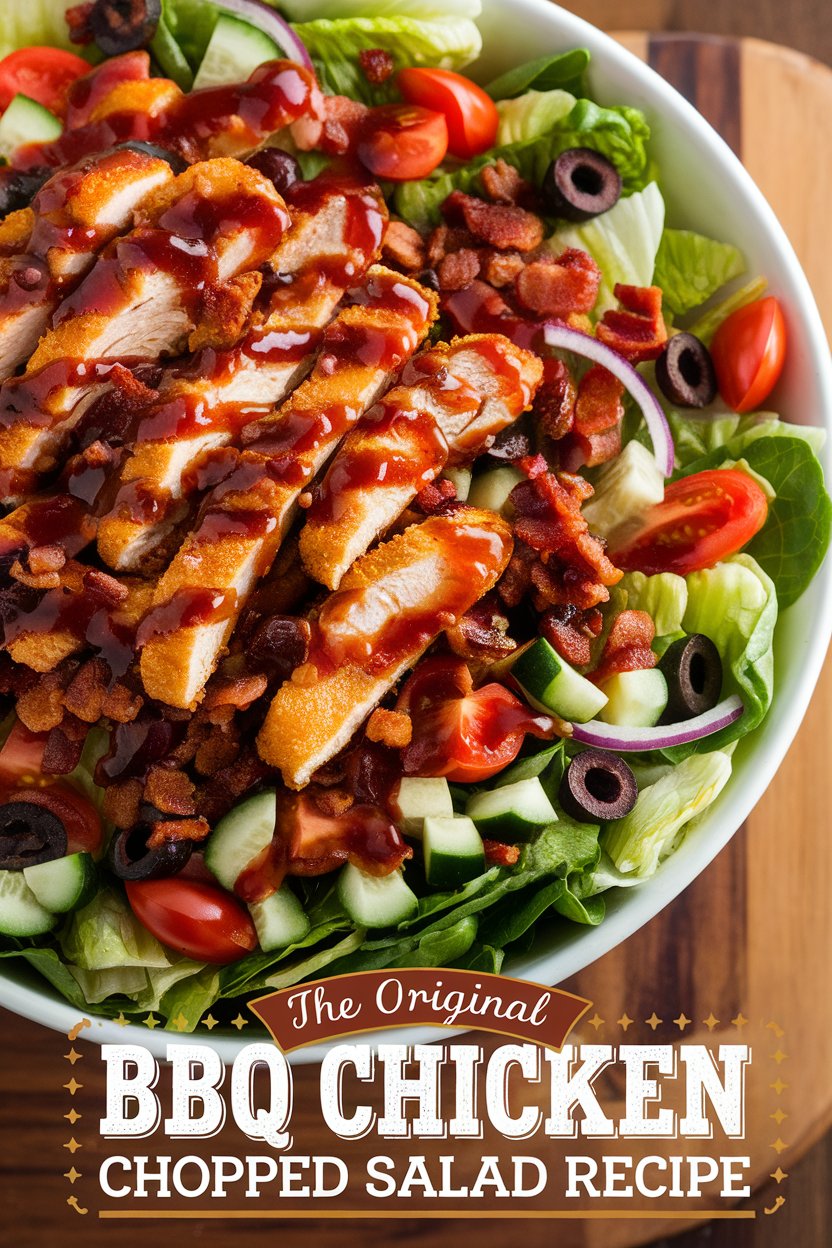 Unlock the secrets to making the Original BBQ Chicken Chopped Salad with this incredible copycat recipe! Featuring tender chicken, crisp vegetables, and a delicious BBQ dressing, this ultimate guide ensures that each bite is a delightful mix of flavors, reminiscent of the classic you love. Enjoy a hearty salad that's perfect for any occasion!