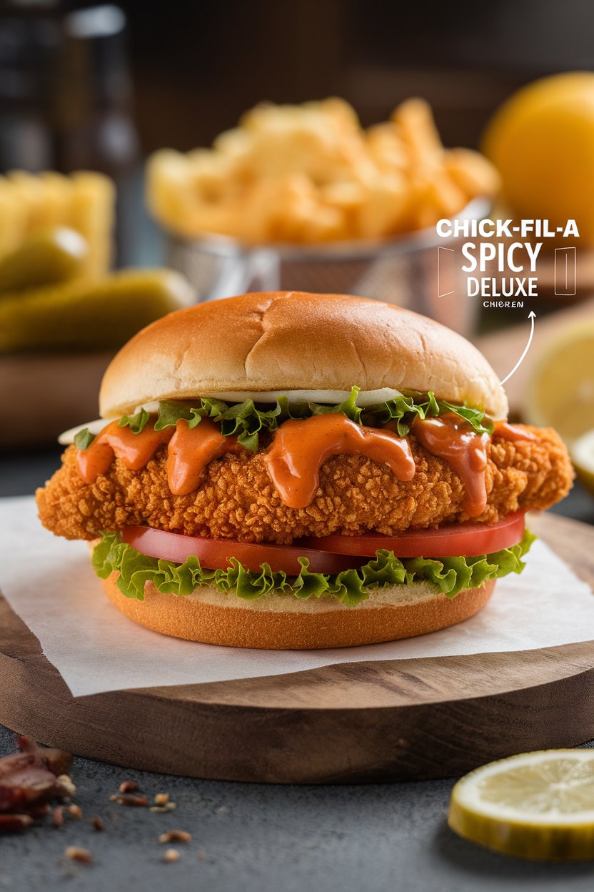 Don’t wait for your next trip to Chick-fil-A to indulge in their Spicy Deluxe Chicken Sandwich. With this comprehensive guide, you can bring the excitement of this popular dish to your table. From the spicy seasoning to the fresh toppings, our ultimate recipe ensures that every bite captures the addictive flavor of the original sandwich.