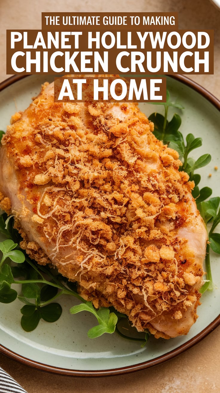 Get ready to elevate your home cooking with our Ultimate Guide to Making Planet Hollywood Chicken Crunch! This delightful copycat recipe captures the crispy, crunchy texture and bold flavors that made this dish a fan favorite. Discover the secrets to recreating this restaurant classic and bring the excitement of dining out straight to your kitchen table.