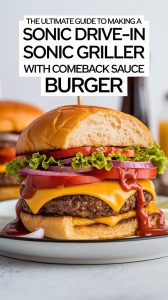 Discover tips for customizing your Sonic Griller to make it even more special. With The Ultimate Guide to Making a Sonic Griller with Comeback Sauce Burger, you’ll be able to impress friends and family with a dish that tastes just like the classic, making it an instant favorite for your next gathering or weeknight dinner.