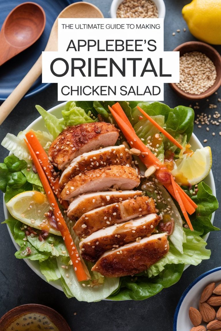 Unlock the deliciousness of Applebee's Oriental Chicken Salad with this incredible copycat recipe! With a mix of tender chicken, crisp greens, and flavorful toppings, our ultimate guide ensures every bite is as satisfying as the version from your favorite restaurant. Elevate your salad game and enjoy a dish that combines fresh ingredients with bold flavors!