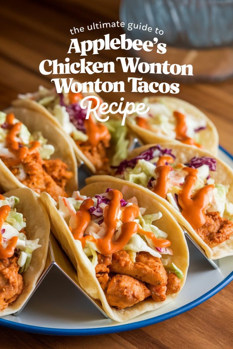 Longing for the unique taste of Applebee's Chicken Wonton Tacos? Our copycat recipe captures that distinctive flavor profile you adore, making it easy to recreate this favorite dish at home. Packed with flavor and just the right amount of crunch, these tacos will keep you coming back for more, making dining out a thing of the past.