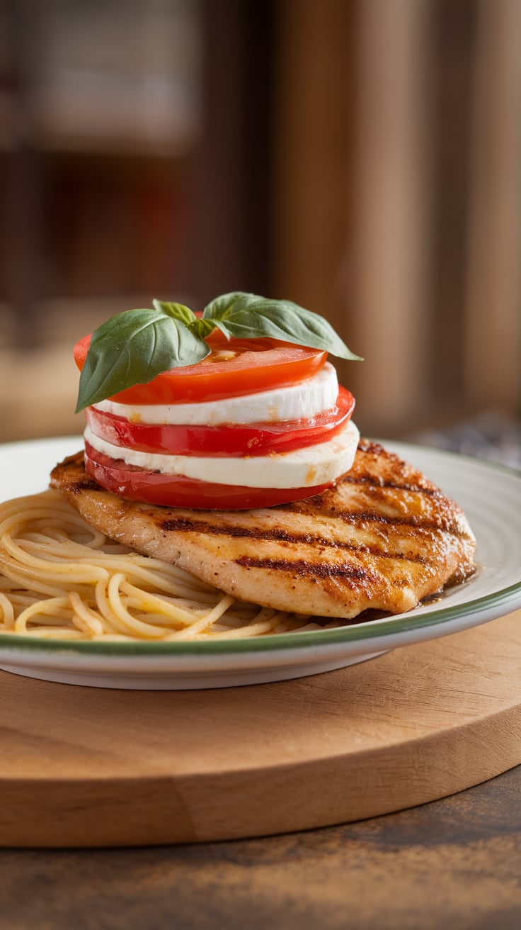 Indulge in the fresh, vibrant flavors of Olive Garden’s Chicken Margherita right in your own kitchen with our ultimate copycat recipe. This delightful dish showcases tender chicken topped with ripe tomatoes, creamy mozzarella, and fragrant basil, perfectly mimicking the original. Get ready to impress your dinner guests with a restaurant-quality meal that’s uncomplicated to make!