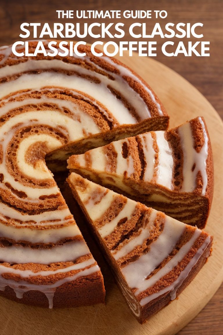 Transform your coffee breaks with our ultimate guide to making Starbucks Classic Coffee Cake. This recipe mirrors the iconic treat so closely that you’ll think you purchased it from the café. Enjoy every slice paired with your favorite drink, and savor the happiness of having this delightful treat at your fingertips!