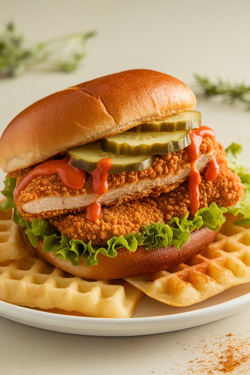 Craving the bold flavors of Chick-fil-A’s Spicy Deluxe Chicken Sandwich? Our ultimate copycat recipe is here to satisfy your hunger! This guide reveals the secrets to achieving that perfectly seasoned, crispy chicken breast topped with fresh lettuce, juicy tomatoes, and a slice of cheese, delivering all the deliciousness you love about the original right in your kitchen.