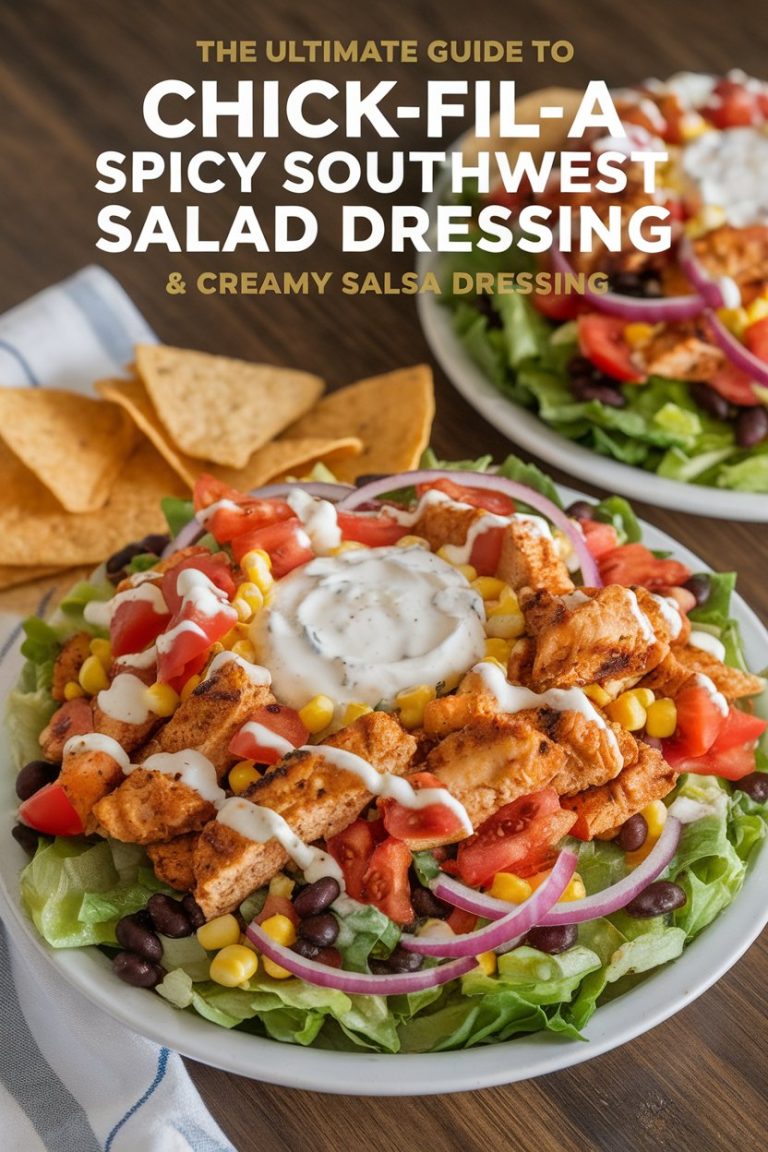 Unlock the secret to Chick-fil-A's Spicy Southwest Salad with this mouthwatering copycat recipe! From the flavorful grilled chicken to the luscious creamy salsa dressing, our ultimate guide ensures every bite is as delicious as the restaurant version. Elevate your salad game and enjoy a delightful meal that celebrates the bold flavors you love!