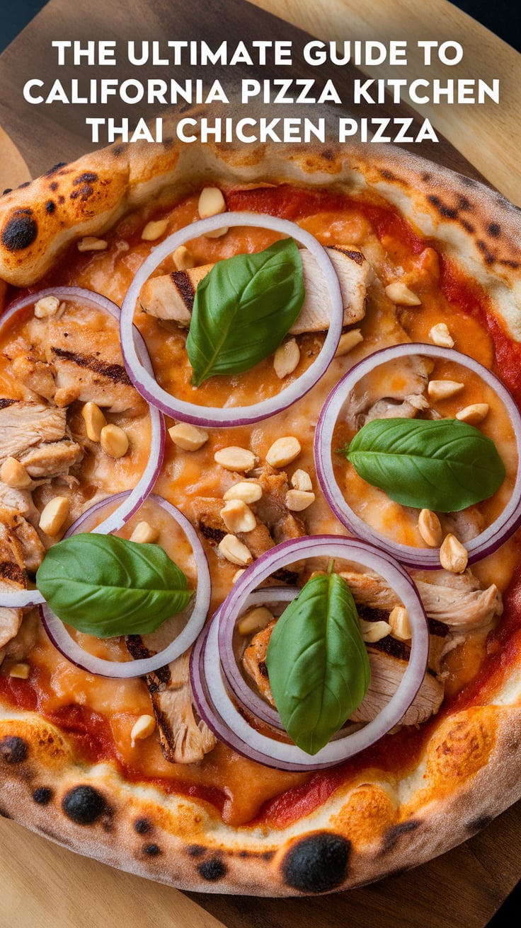 Recreate the deliciousness of California Pizza Kitchen's Thai Chicken Pizza with our easy-to-follow copycat recipe. Featuring a crisp crust, spicy peanut sauce, and an array of vibrant toppings, each slice delivers the same mouthwatering taste that has made this pizza a fan favorite. Get ready to impress your family and friends!