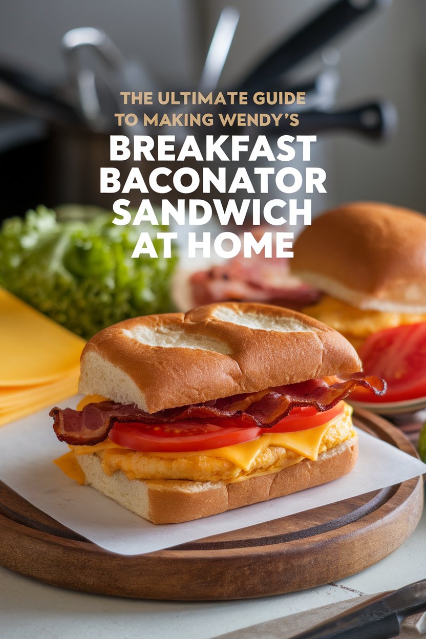 Why head out for breakfast when you can whip up your own Wendy's Breakfast Baconator at home? This comprehensive guide takes you through each component, ensuring that every ingredient comes together flawlessly to recreate that iconic flavor. Treat yourself to a delicious start to your day with a homemade sandwich that captures the essence of the original!