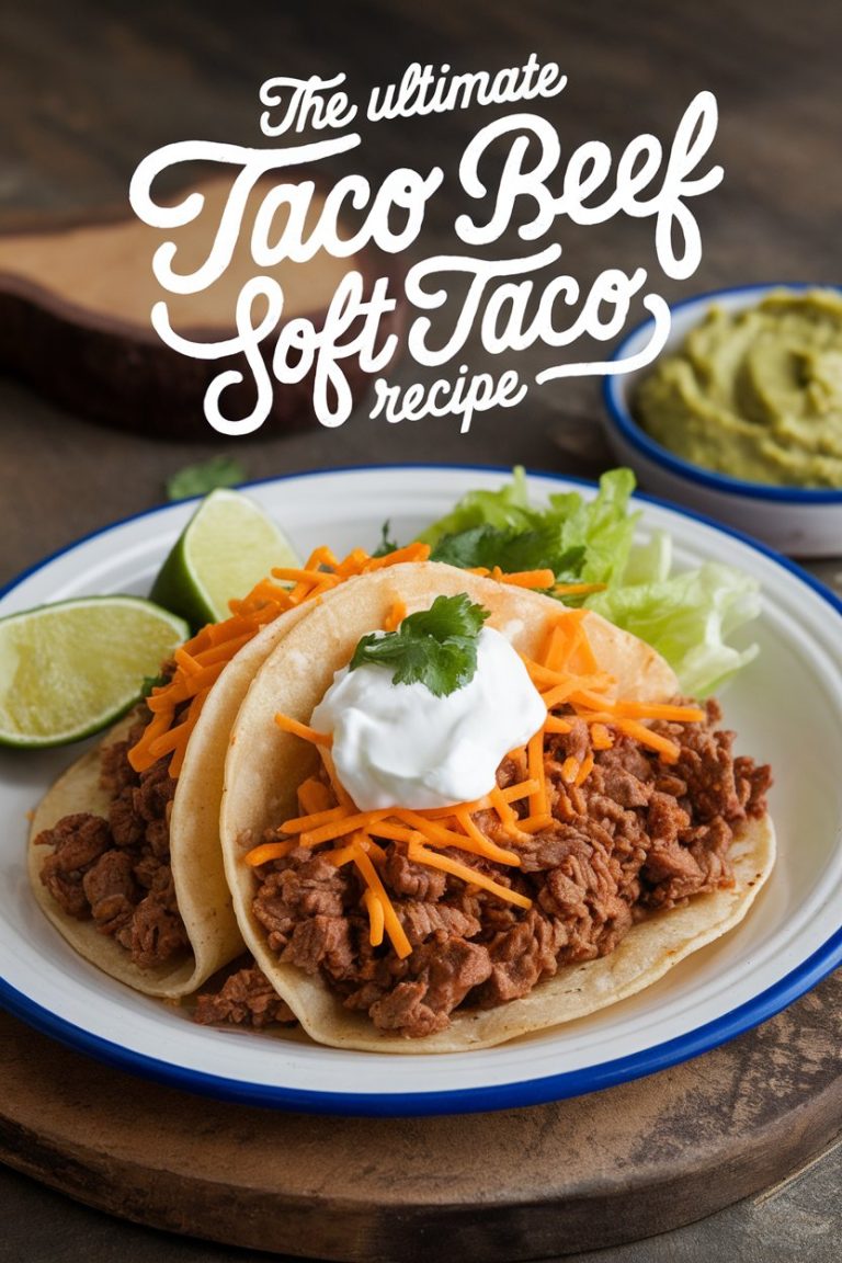 Transform your dinner routine with our guide to making Taco Bell's Beef Soft Tacos at home. This recipe captures the essence of the original dish, delivering the familiar flavors and textures that you love. Say goodbye to takeout and hello to a delicious homemade meal that’s sure to please everyone at your table!