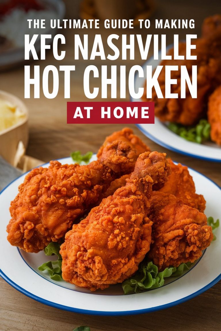 Experience the unforgettable taste of Nashville Hot Chicken right from your kitchen! With our ultimate recipe, you can recreate KFC's famous spicy chicken with ease and confidence. Enjoy a melt-in-your-mouth crunch and a flavor profile that mirrors the iconic dish perfectly. Get ready for a flavor explosion that will keep you coming back for more!