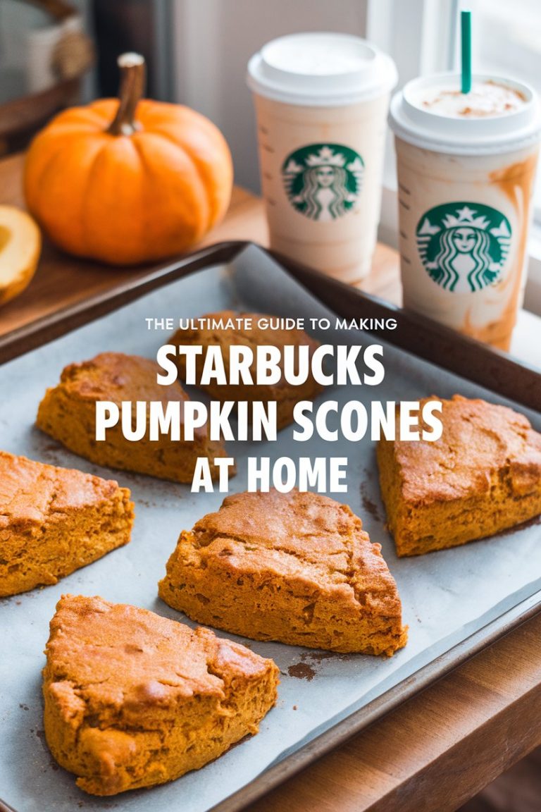 Discover how to recreate the popular Starbucks Pumpkin Scones at home with our delicious copycat recipe. This ultimate guide takes you through each step, resulting in perfectly spiced, moist scones that taste just like the ones from your favorite coffee shop. Indulge in a piece of fall bliss today!