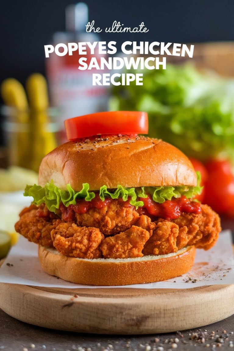 Why go out for lunch when you can enjoy a homemade Popeyes Chicken Sandwich that tastes just as good, if not better? Our ultimate recipe breaks down the key elements, from the secret spice blend to the perfect frying technique. Get ready to impress friends and family with a sandwich that captures all the classic flavors of the original!