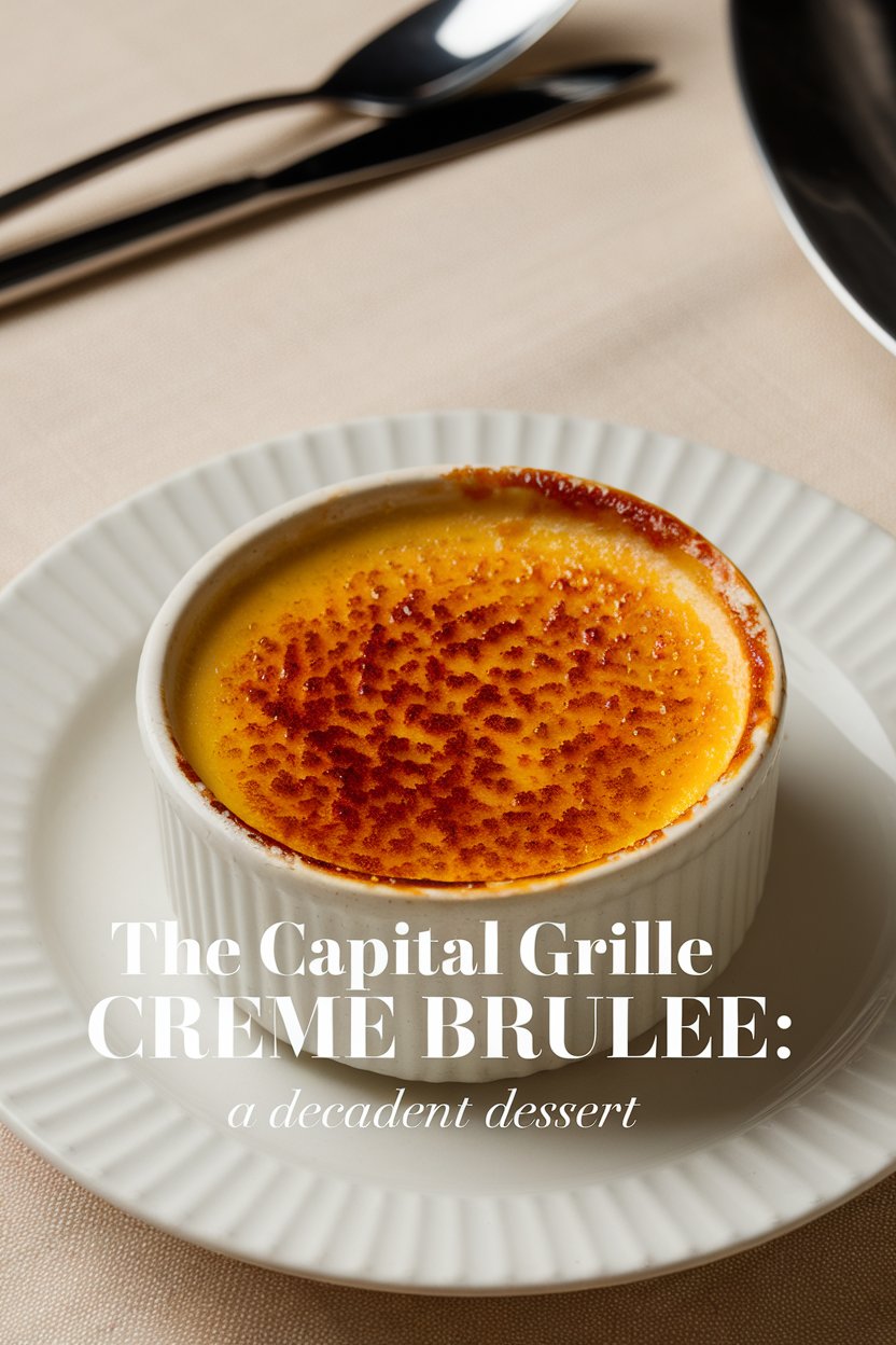 If you’ve ever savored the exquisite flavors of The Capital Grille's Crème Brûlée, you'll love our easy-to-follow recipe that captures all the magic of this beloved dessert. Discover how to create that silky texture and delightful crackle of the sugar topping, bringing the restaurant experience right to your home kitchen. Treat yourself to a dessert that’s sure to leave everyone enchanted!