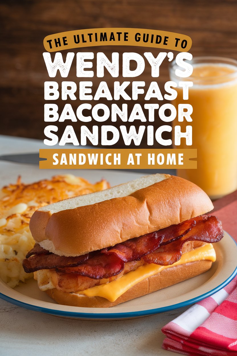 Craving the hearty flavors of Wendy's Breakfast Baconator? Look no further! Our easy-to-follow recipe walks you through every step of creating this mouthwatering sandwich at home. With perfectly cooked eggs, melted cheese, and crispy bacon stacked high, you’ll enjoy a breakfast treat that rivals the fast-food favorite for taste and satisfaction.