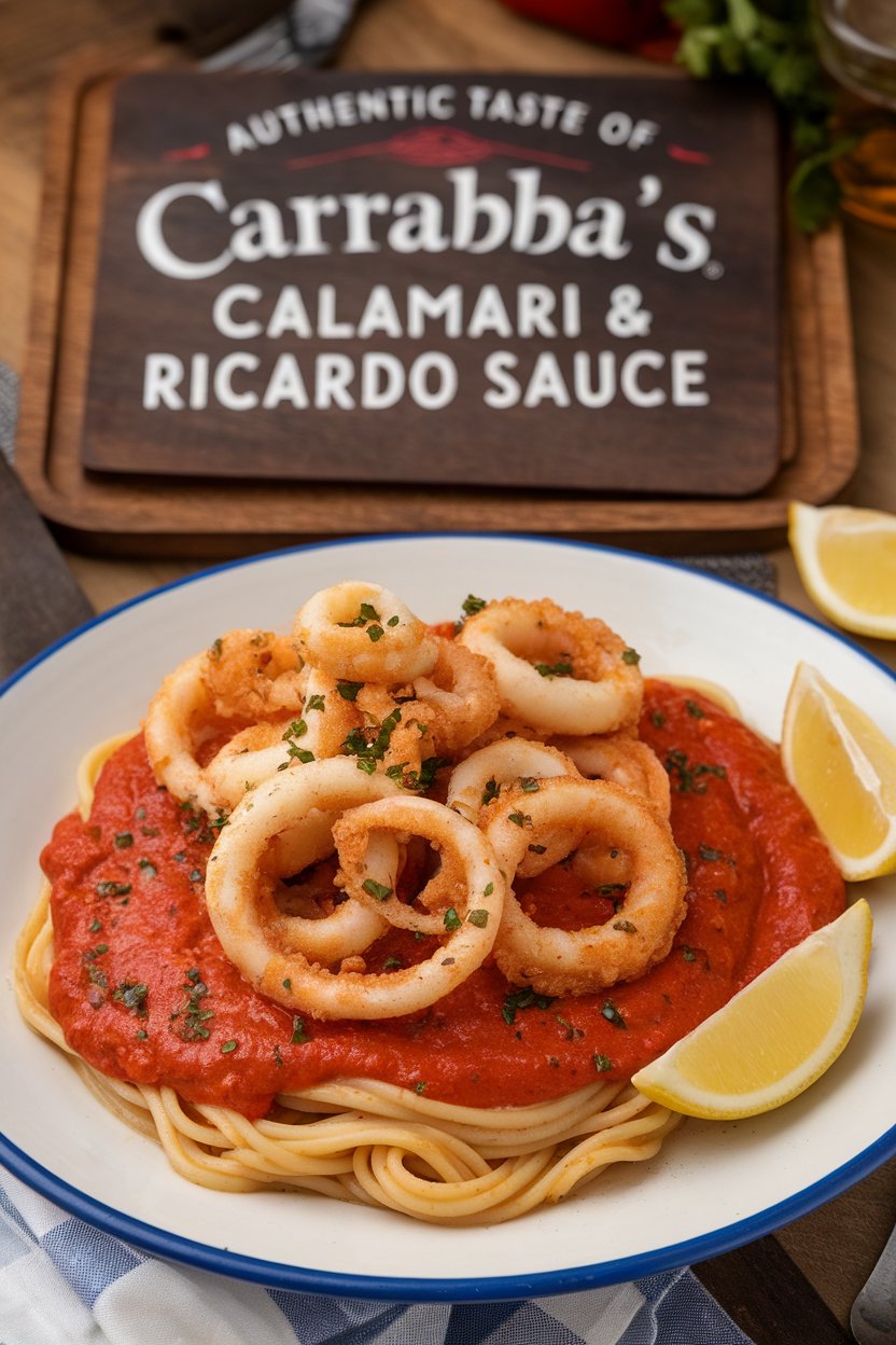 Discover how simple it is to bring the authentic taste of Carrabba's Calamari & Ricardo Sauce to your table. This copycat recipe will guide you through creating the same tender calamari and vibrant dipping sauce that makes this dish a standout favorite. Your taste buds will agree—homemade has never been more delicious!