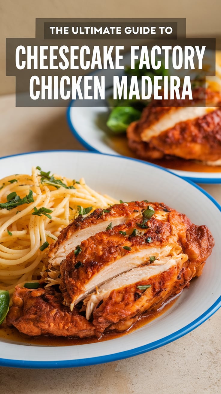 Bring the restaurant experience right to your dining room with our Ultimate Guide to Chicken Madeira. This tantalizing recipe recreates the buttery goodness and vibrant flavors of Cheesecake Factory’s classic dish, making it the perfect centerpiece for any dinner. Impress your guests and delight your taste buds with a homemade version that's every bit as delicious as the original!