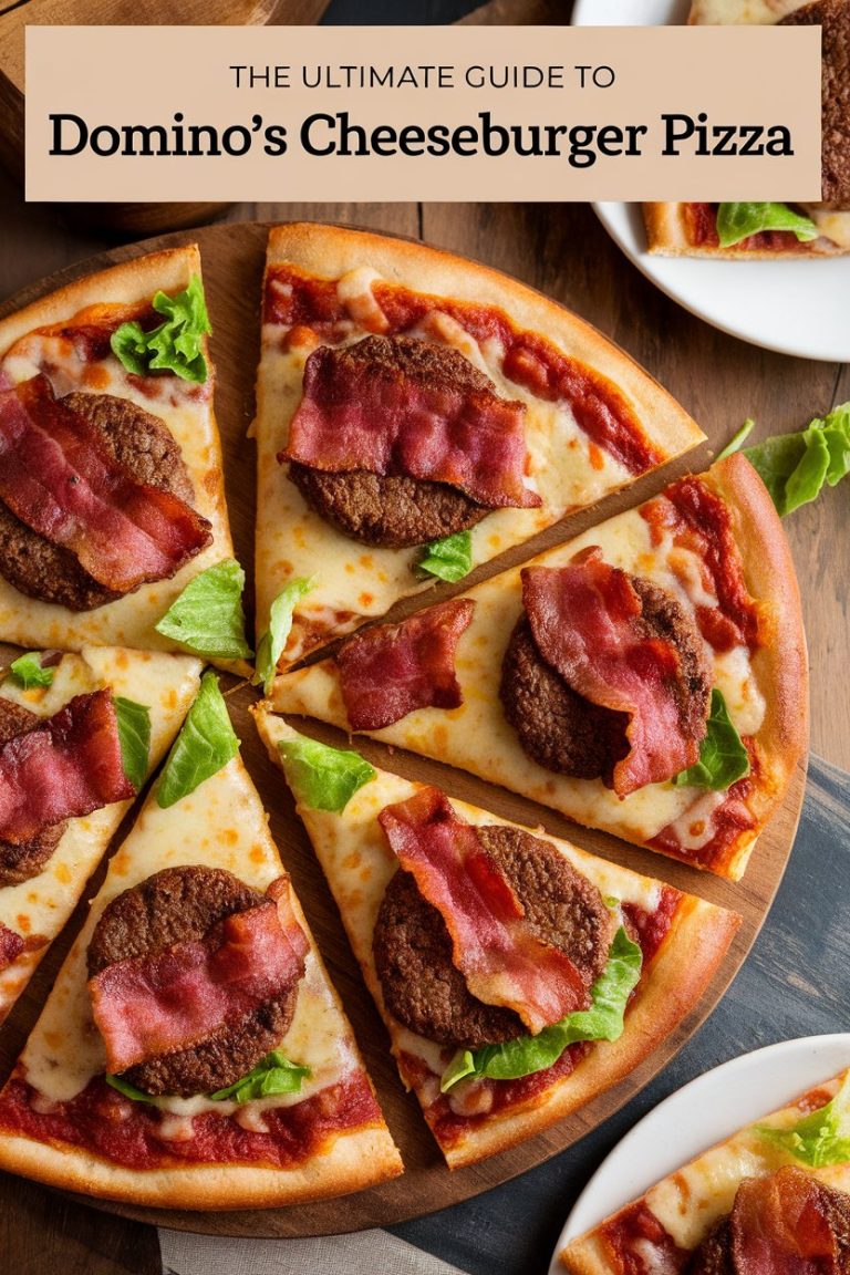 Dive into the ultimate comfort food with our copycat version of Domino's Cheeseburger Pizza! This comprehensive guide shows you how to combine all the ingredients of a classic cheeseburger into a unforgettable pizza experience. Indulge in every gooey, savory bite of a dish that captures the essence of the original in a fun and delicious way!