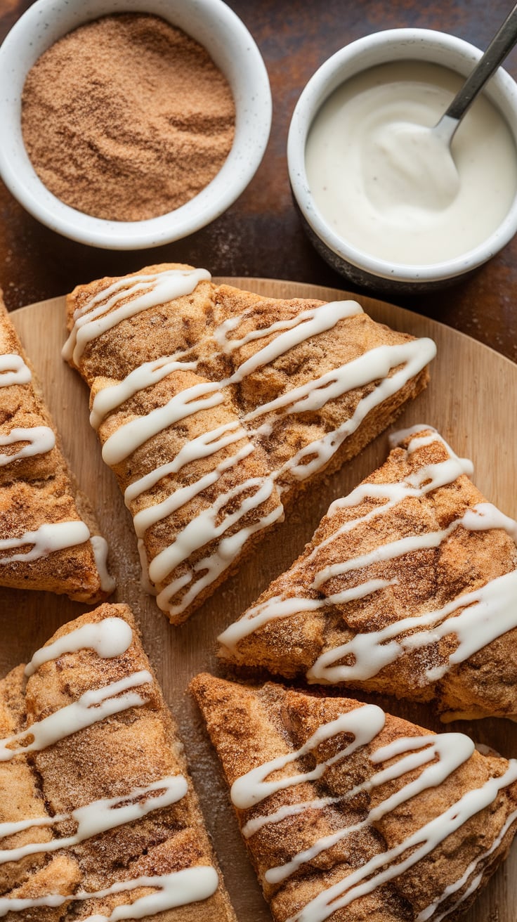 Bring the cozy café experience home with The Ultimate Guide to Making Panera Bread Cinnamon Crunch Scones. This copycat recipe expertly replicates the buttery, flaky texture and sweet cinnamon topping that you love, ensuring you can indulge in these delightful scones any time you wish.