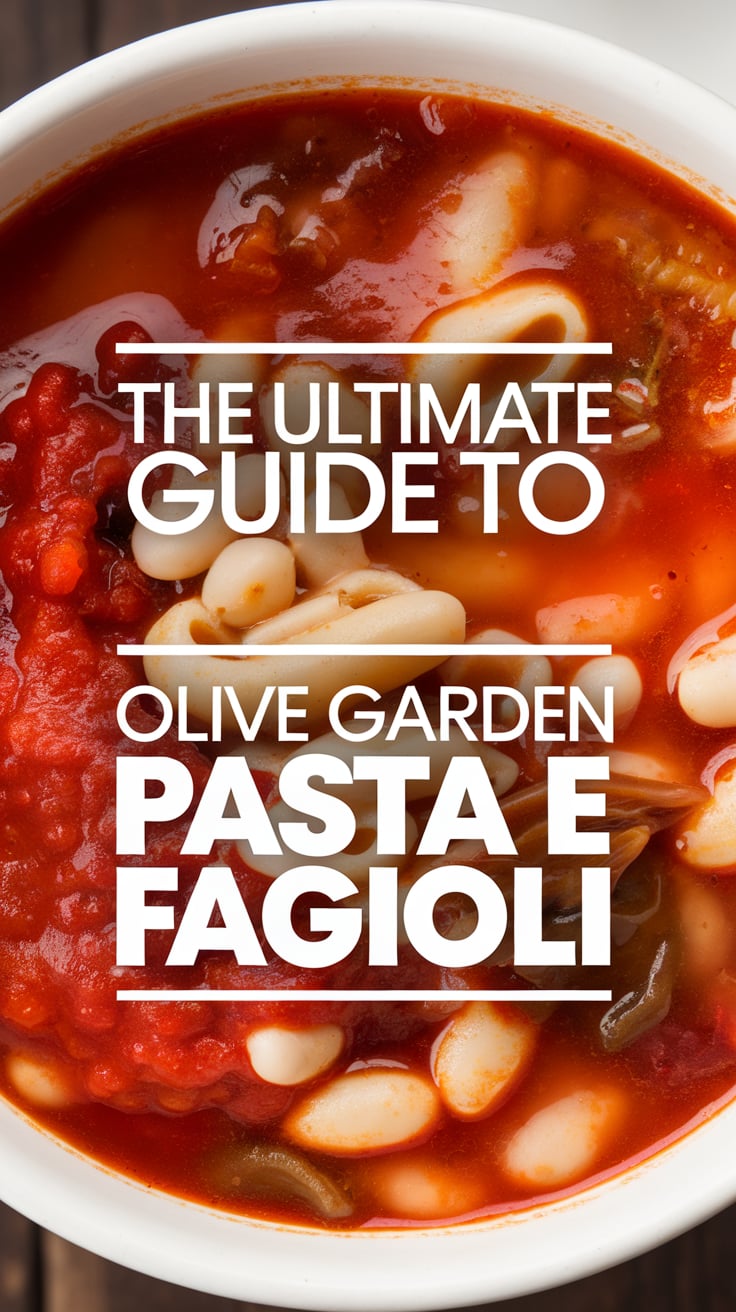 Experience the rich and comforting taste of Olive Garden's Pasta e Fagioli with this easy-to-follow copycat guide. This recipe replicates the beloved combination of flavors and textures found in the restaurant version, ensuring you can enjoy every satisfying bite whenever you desire.