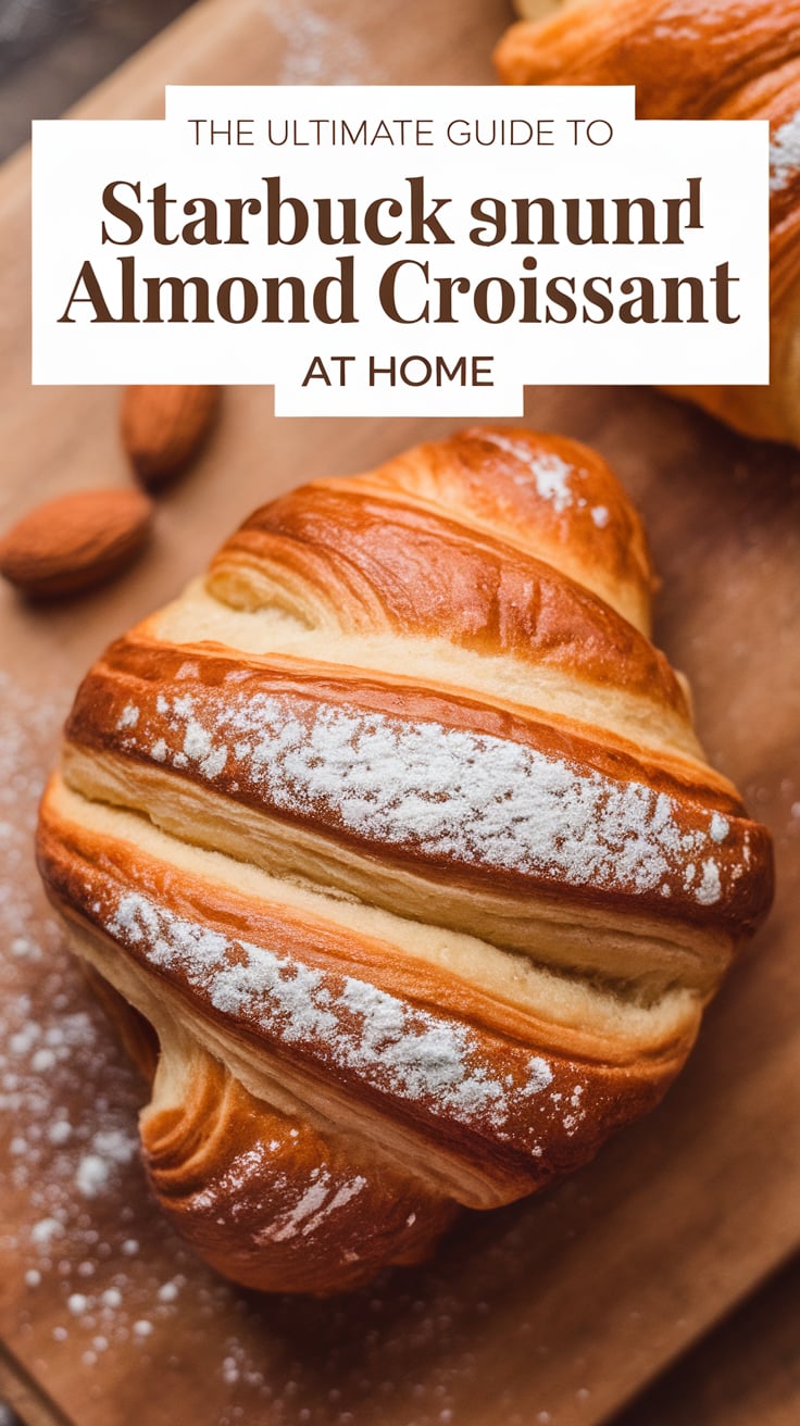 Discover the secrets behind achieving that perfect buttery texture and irresistible almond filling that defines the original. With simple ingredients and clear instructions, you’ll be able to recreate this café classic that is sure to impress your family and friends.